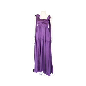 Tie Shoulder Maxi Dress - Lavender - Custom Fit (S)